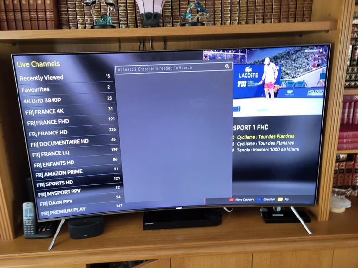 Customer supplied television viewing photo 2