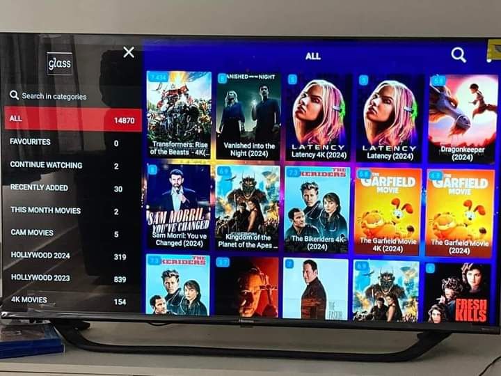 Customer supplied television viewing photo 3